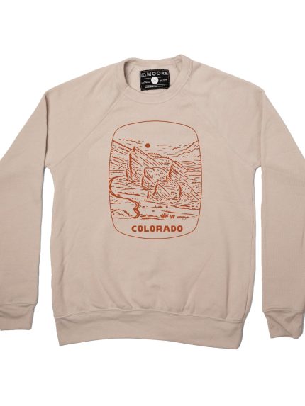 Red Rocks Crewneck-Dust
